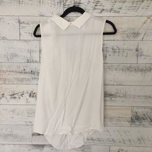 Brandy Melville high neck collared top